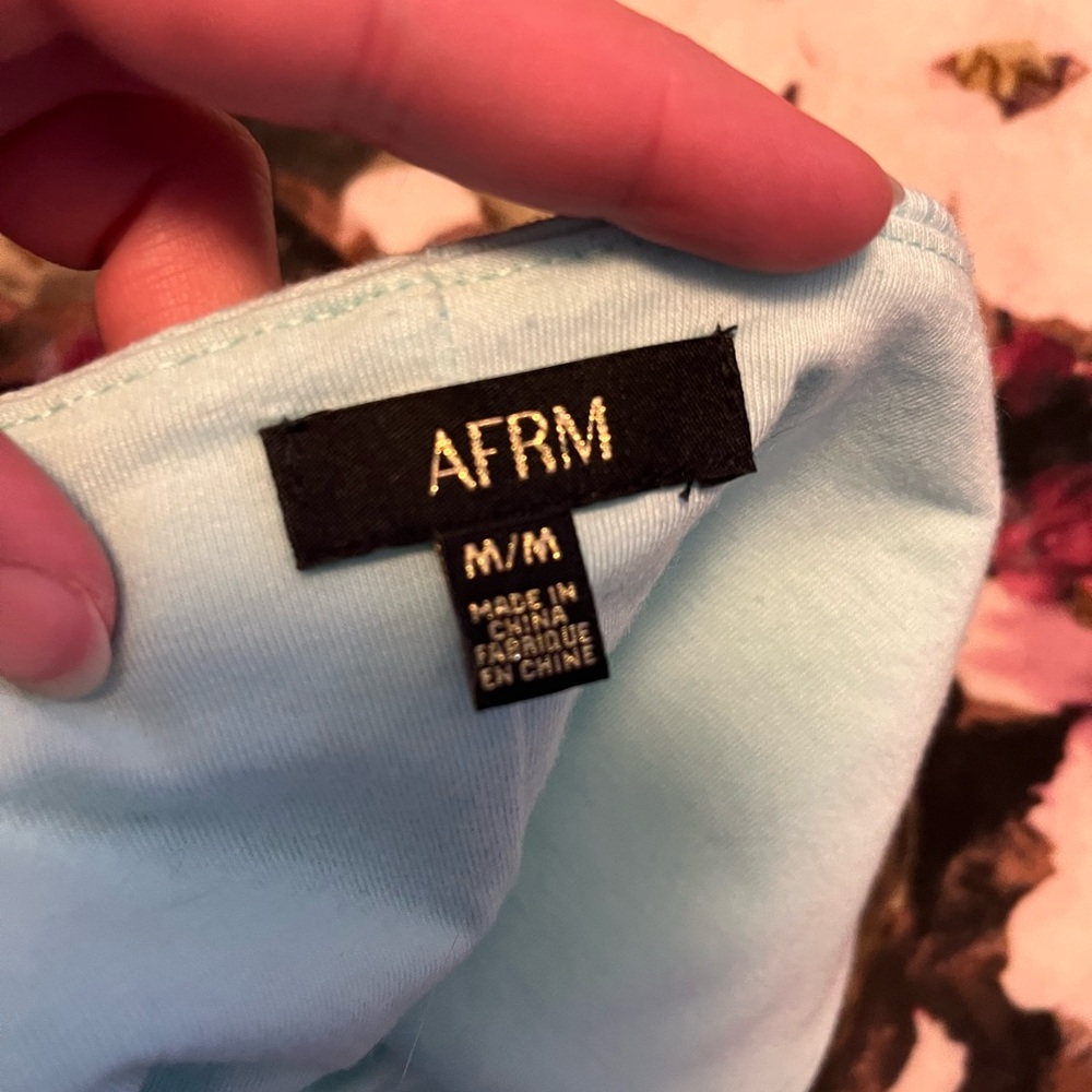 AFRM: Ribbed Square-Neck Crop Tank - Picture 3 of 3